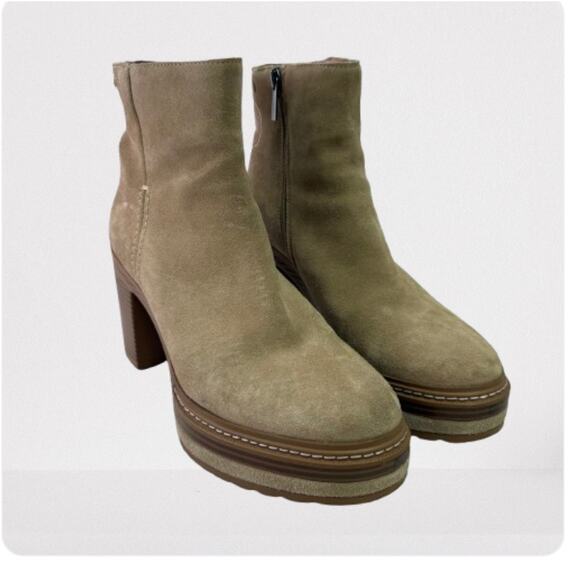 Y2K Steve Madden Women’s Boots Chunky sz 9.5 Suede #M344 - Picture 1 of 9